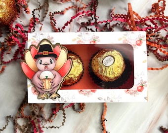 Caja de dulces de Acción de Gracias, Caja de Feliz Día de Acción de Gracias, Caja de regalo de Acción de Gracias, Caja de regalo de otoño, Regalo de agradecimiento de otoño, Regalos de Acción de Gracias.