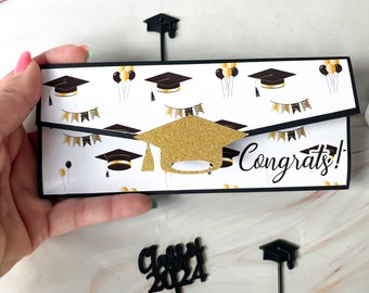 Graduation Money Holder, Graduation Gift, High School Graduation, Gift for Graduates, High School Senior, Class of 2024, Personalized Gift