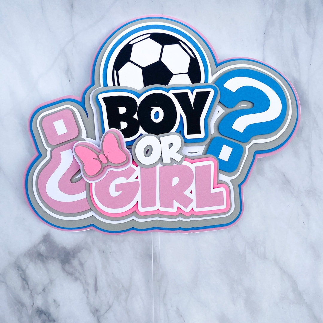 Gender Reveal Cake Toppers
 Gender Reveal Cake Topper Gender Reveal Party Decorations Baby Shower