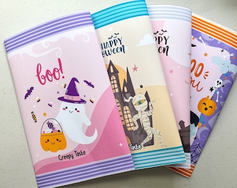 Halloween Candy Bags, Halloween Party Decorations, Trick or Treat Chip Bag, Candy Bags Gift, Halloween Season, Halloween Treat Bags
