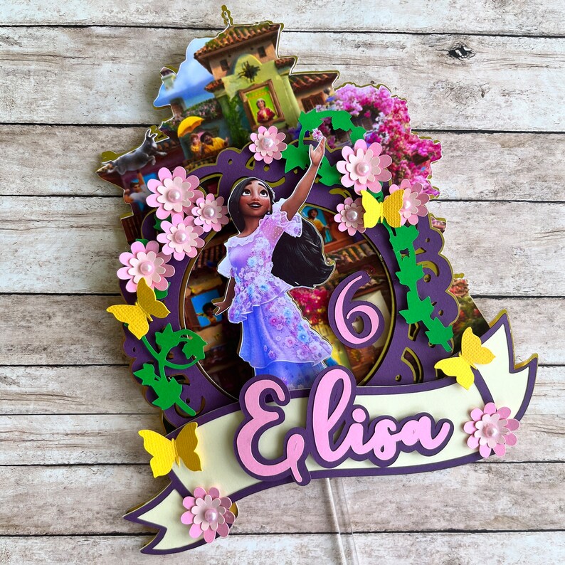 Encanto Cake Topper Encanto Party Decorations Isabella Cake Etsy UK