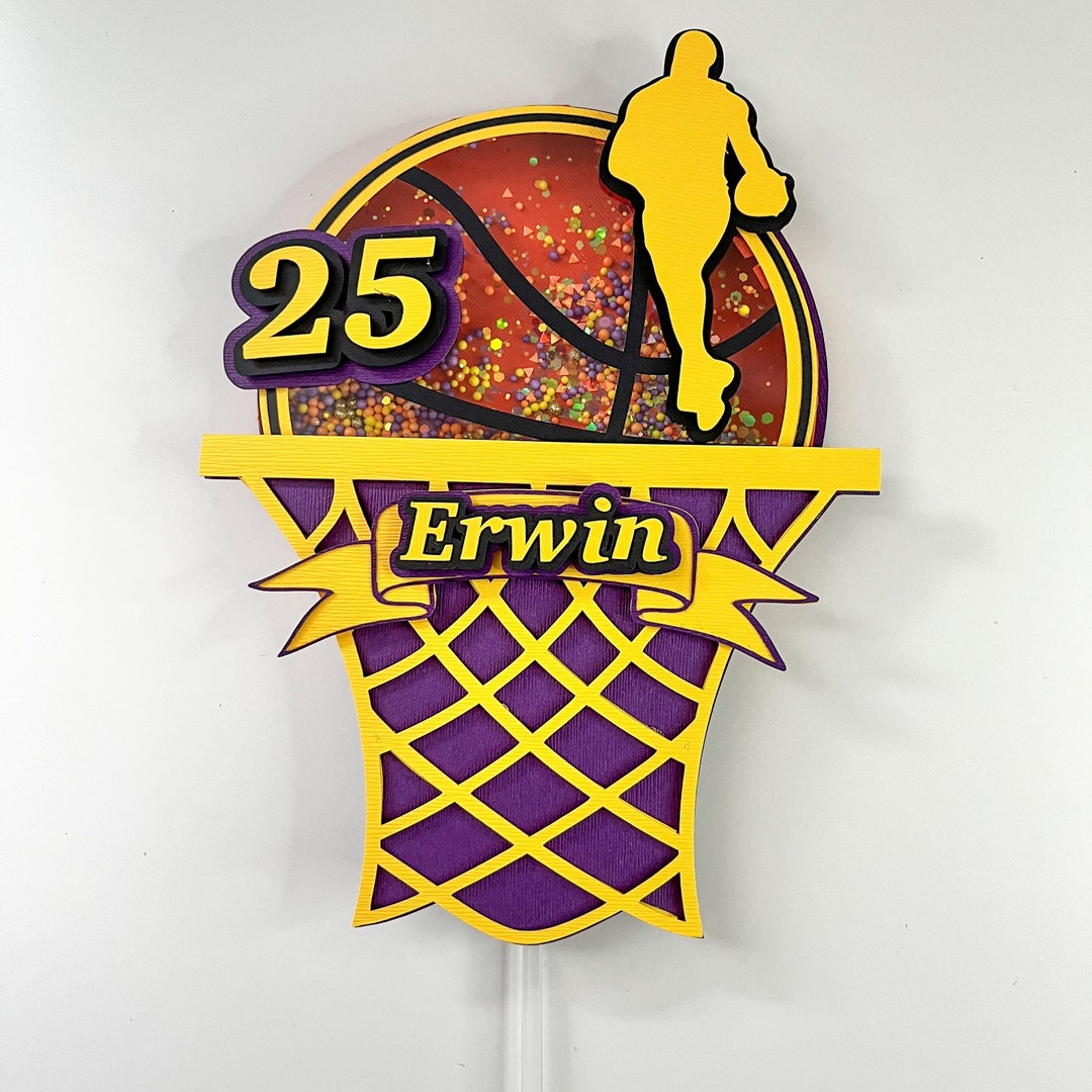 Basketball Cake Topper, Basketball Party Decorations, Basketball Theme Party, Basketball Cake