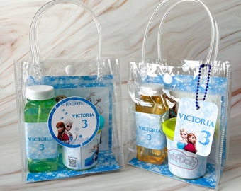 Frozen Party Favors, Frozen Birthday Party Favor, Frozen Birthday Decor, Frozen Favor Bags, Frozen Clear Bags, Frozen Theme Party Favor