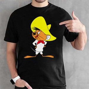 Speedy Gonzales cartoon character Short sleeve Men T Shirt Youth funny shirts gift shirts Tshirt Hoodie Sweatshirt Long Sleeve Youth Tshirt