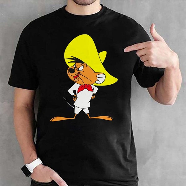 Speedy Gonzales Cartoon-Figur Kurzarm Herren T-Shirt Jugend lustige Shirts Geschenk-Shirts T-Shirt Hoodie Sweatshirt Langarm Jugend T-Shirt