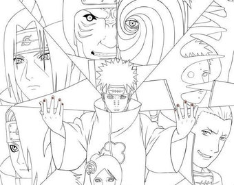 One Piece Coloring Book Etsy