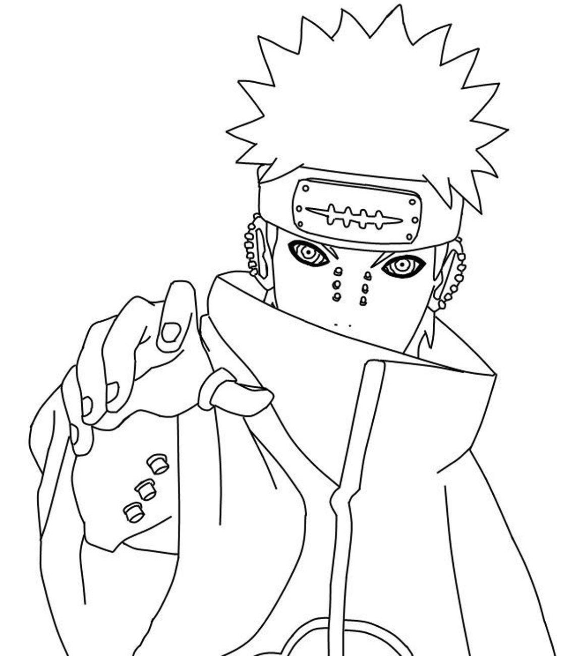 20 Printable Naruto Colouring Pages | Etsy