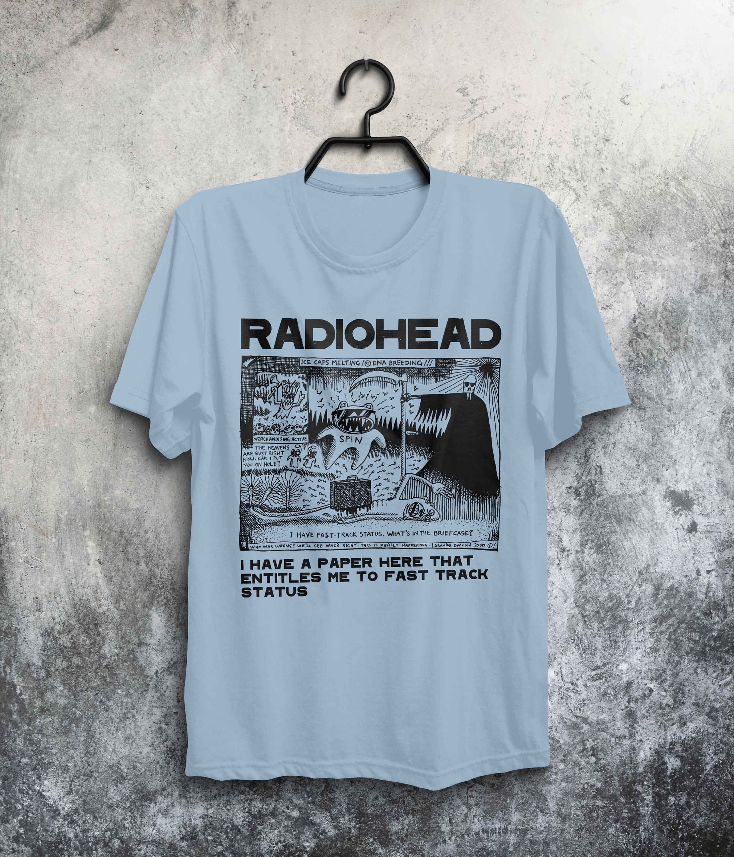 I Have Paper Hear Radiohead Rock Band Fast-Track T-shirt