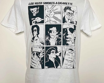 LOU REED - Retro Vintage 60s T-shirt - Velvet Underground - Lou