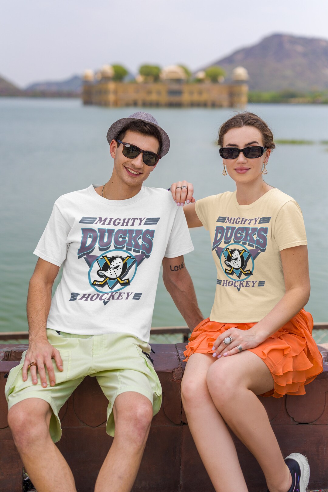 Mighty Ducks Shirt, Anaheim Ducks Unisex T-shirt Heavy Cotton Tee - Etsy