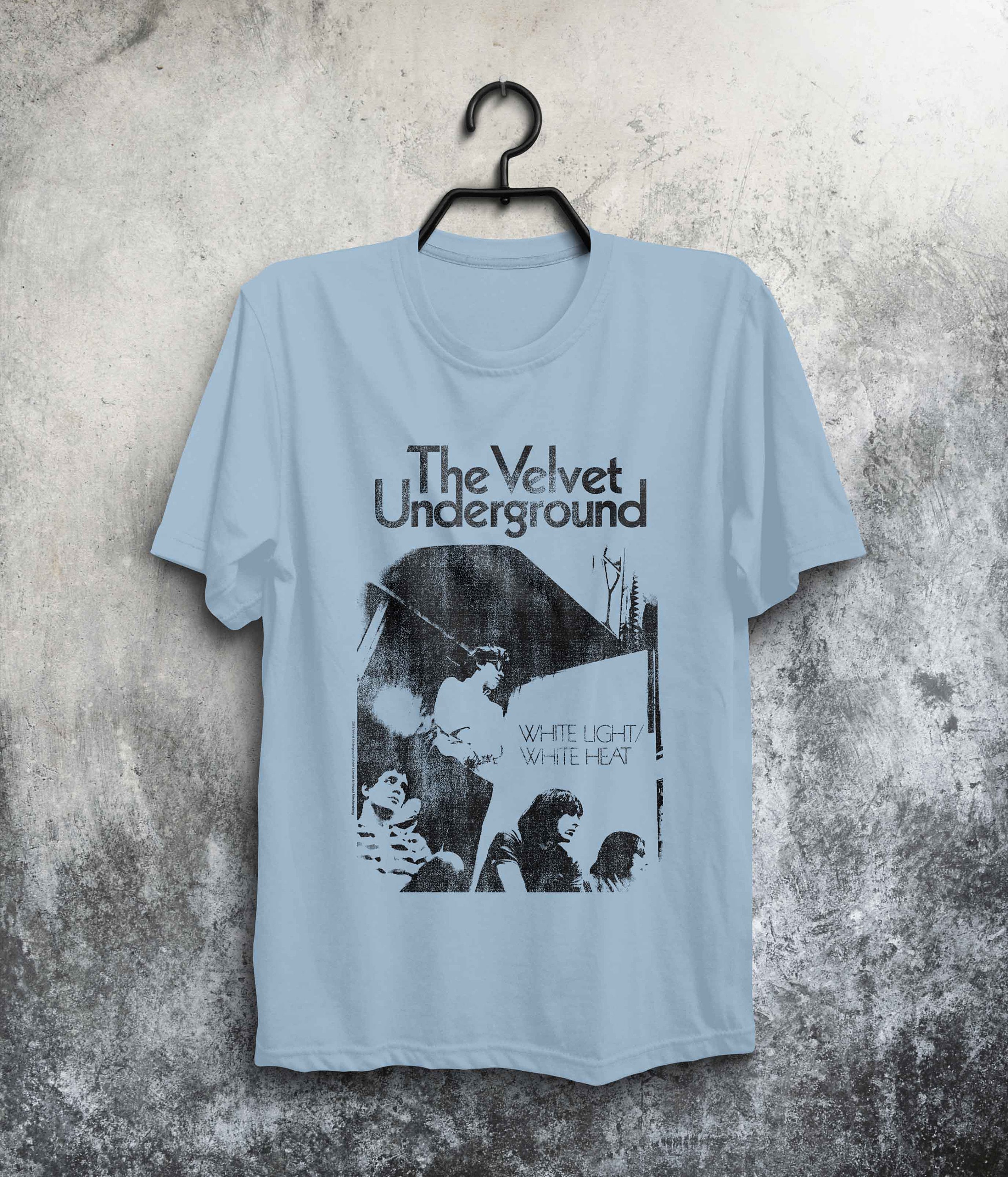 【HI FI FNK】Vintage Velvet Underground Top VTG 80s Velvet Underground Mosquitohead All Over Print Shirt