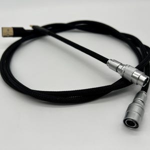 Custom Straight Keyboard Cable (Black)