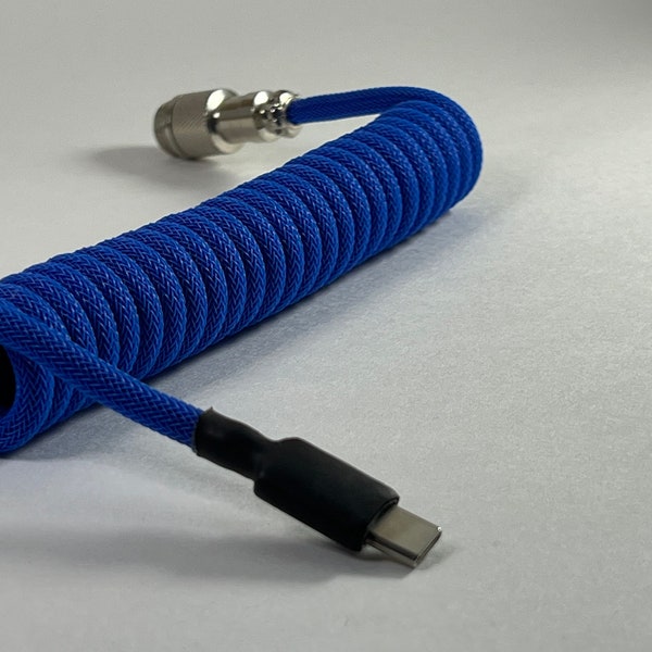 Custom Coiled Keyboard USB Cable