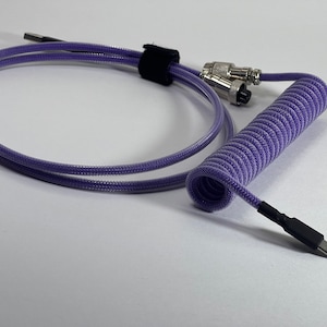 Custom Coiled Keyboard USB Cable