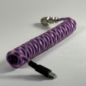 Custom Coiled Keyboard USB Cable