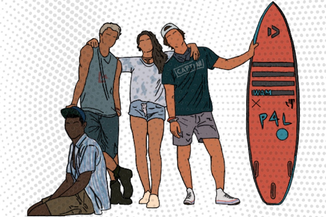 Outer Banks P4L Pogues for Life Pogues 4 Life John B JJ Etsy