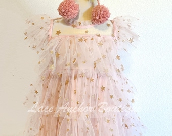 Girls' Sequin Party Dress  Gold & Pink, Age 1112 Years - Etsy