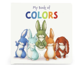 My Book of Colors - Bunny Rabbit Story Book - Baby Infant Toddler Children's Book