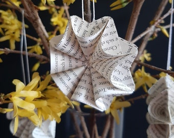nachhaltige Papierdekoration 5 kleine Sterne  Origami