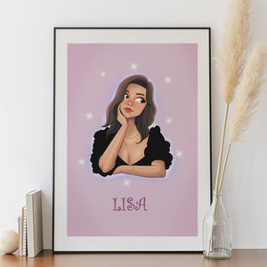 Best Gift, Disney Portrait, Unique Gifts, Birthday Gifts, Portrait for kids pets and adults, Family Portrait, Disney Gifts, Disney Pet