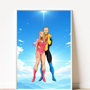 Custom Invincible Anime Portrait: Personalized Digital Art (Digital File Only)