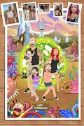 Fathers day Sale! , R and M Custom Cartoon Portrait, Family Fun Portrait Gift, Anniversary Gift , Birthday Gift, Christmas Gift