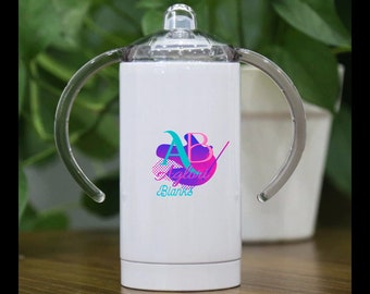 12oz Straight Sippy Cup (sublimation blank)