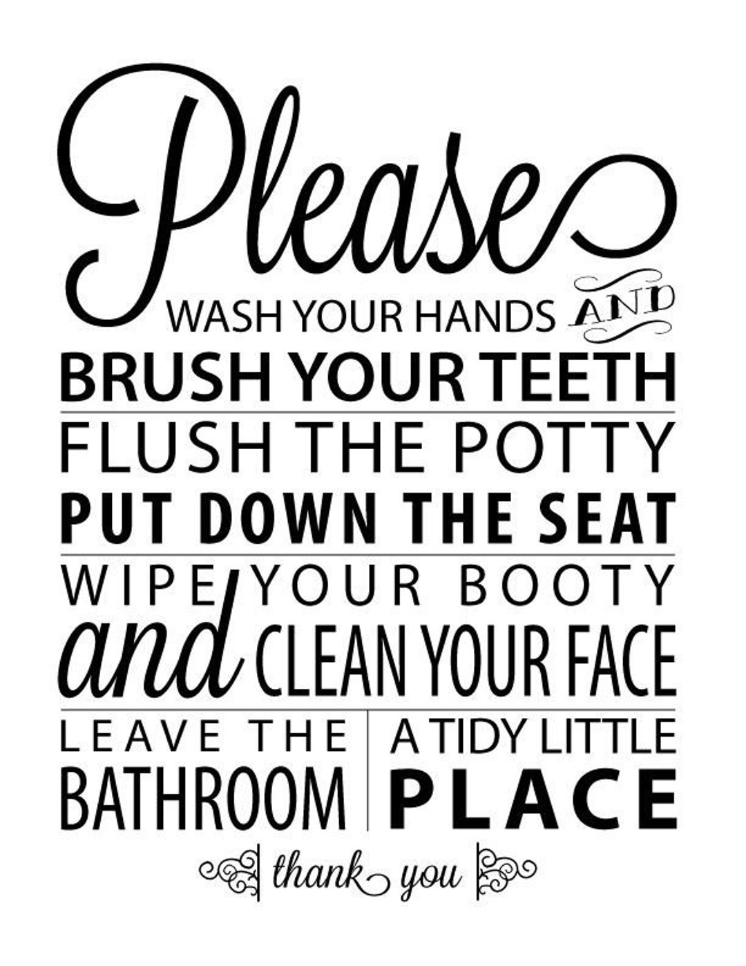 Bathroom Rules Metal Sign Funny Humour Fun Toilet Lavatory Loo - Etsy