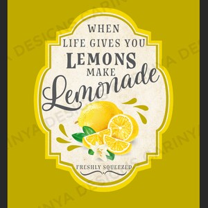 When life gives you lemons make lemonade Metal Sign Pub Wall Plaque Party Vintage Gift Bar Man Cave Fun Funny Novelty Humour Woman cave shed