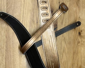 Ergonomic Guitar Strap Pattern: Leather Craft (PDF Pattern)