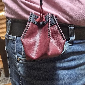 Münze Leder Beutel, Digitales Muster | DIY, NUR PDF