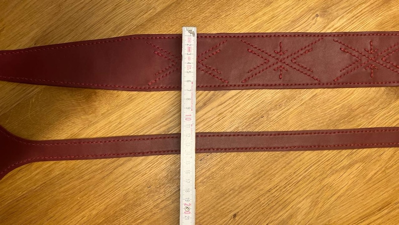 Harding Pattern Strap Ergonomic Guitar Strap Leather Pattern: Cross & Arrow Design (PDF ...