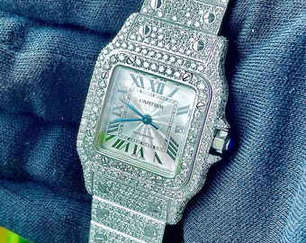 CARTIER Bust Down Santos - Etsy Australia