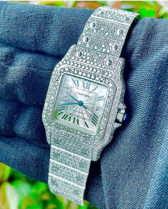 CARTIER Bust Down Santos - Etsy