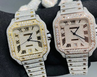 CARTIER Bust Down Santos - Etsy