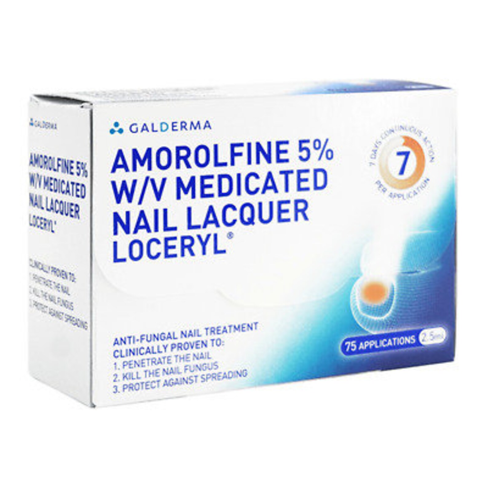 Nail Lacquer Loceryl 2.5ml. for Nail Fungus Anti Fungus Anti Etsy