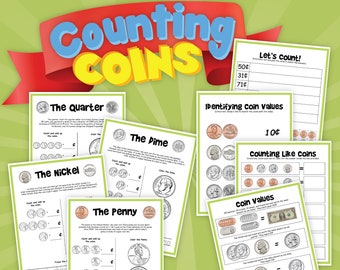 money worksheet etsy uk