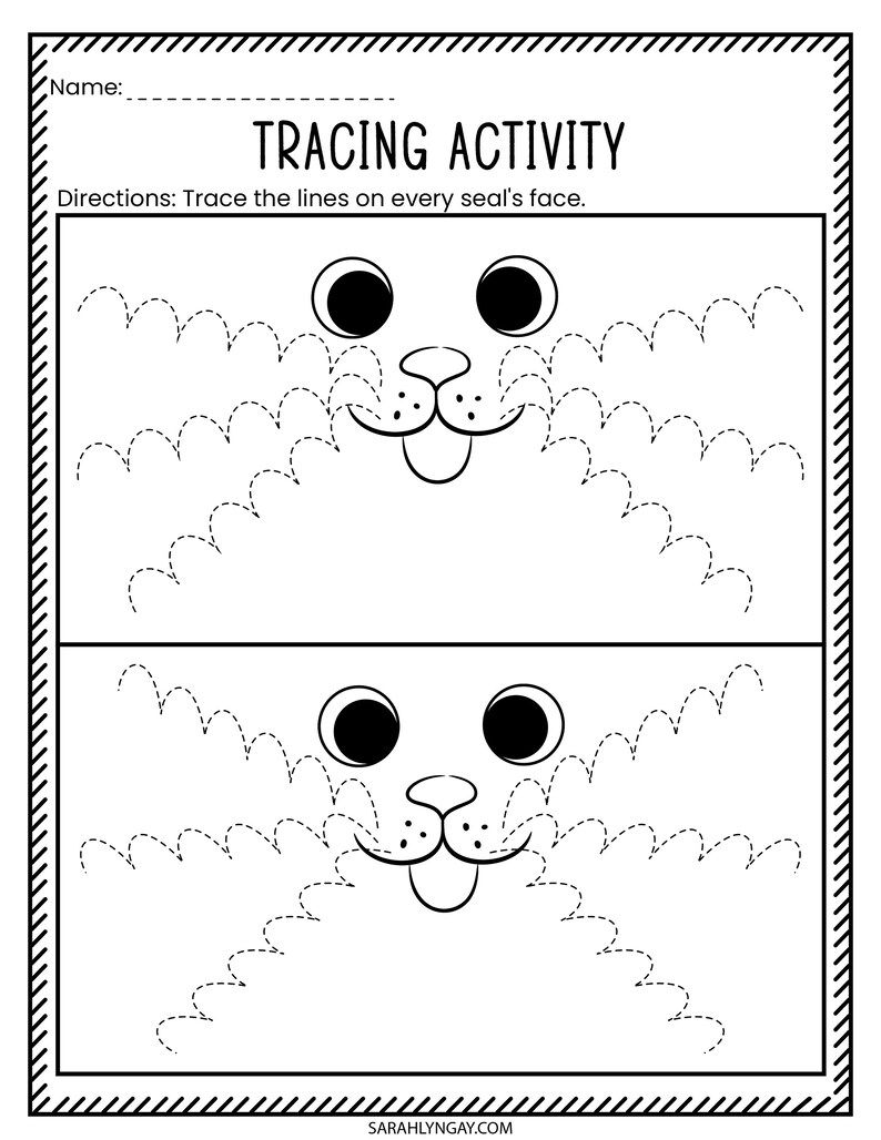 Polar Animals Printable Set, Polar Animals, Digital Download, Printable ...