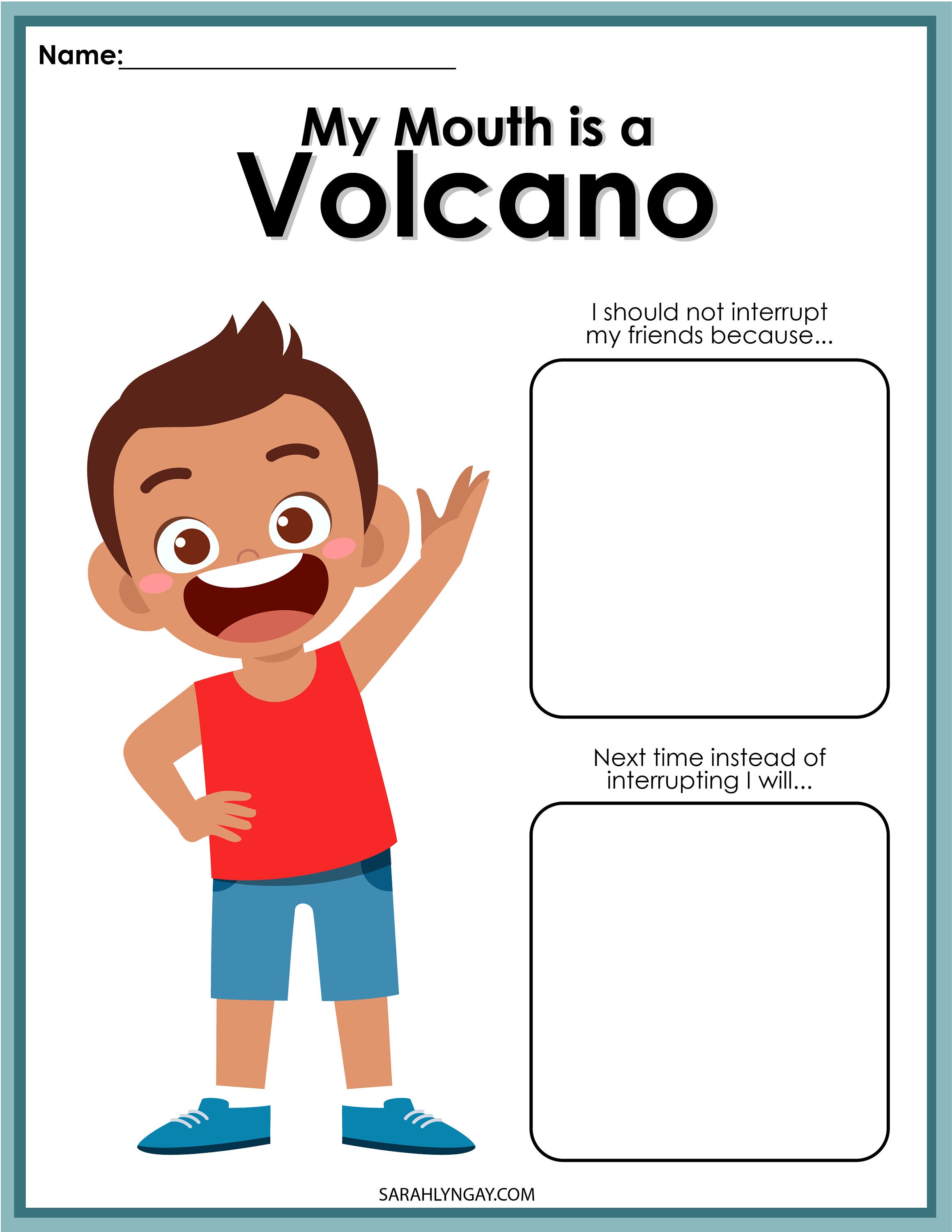 Volcano, Volcano Printable Set, Volcano Facts, Instant Download ...