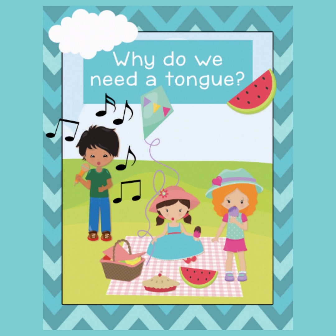 Tongue Activity Book - Etsy