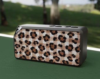 Leopard Print Bluetooth Speaker | Portable Wireless Audio