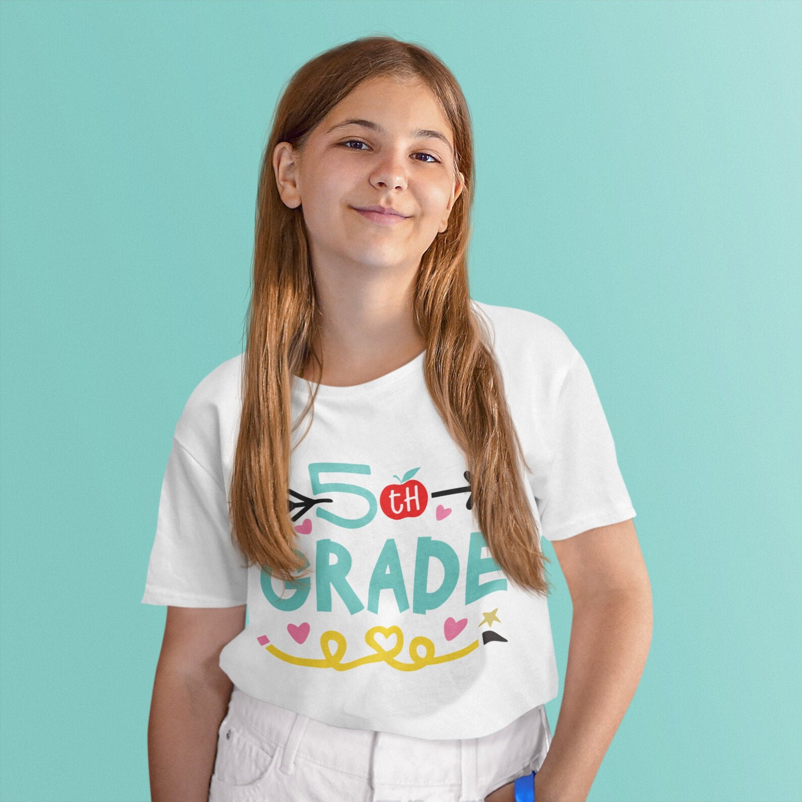 Cute Girls Shirts Back to School / Ready for 5th grade Etsy