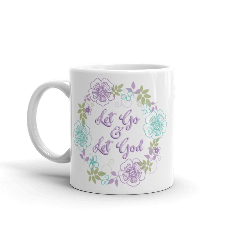 Let Go Let God Religious Mug 11 Oz or 15 Oz Christian Gifts Etsy UK