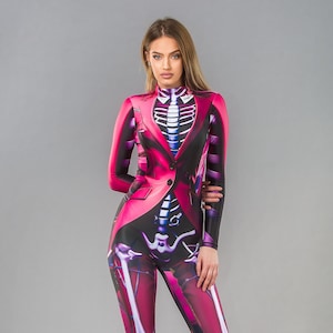 Halloween Costume, Skeleton Costume For Womеn, Futuristic Clothing, Festival Costumes, Skeleton Suit Woman, Unique Costume, Skeleton Costume