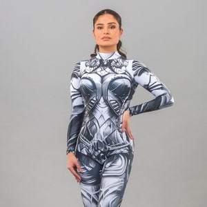 Festival Costumes For Women, Forest Fairy Woman Costume, Festival Bodysuit, Futuristic costume, Woman Rave Bodysuit, Aerial Costume, Catsuit