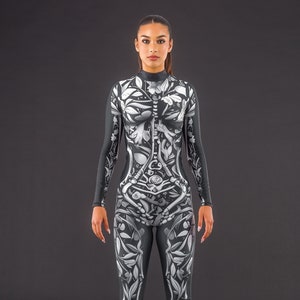 Skeleton Costume Woman, Adult Halloween Costume, Halloween Adult Bodysuit, Halloween Skeleton Costume, Cosplay Costume Women, Sexy Costume