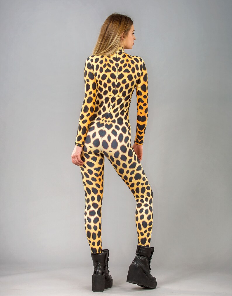 Animal Catsuit, Cheetah Costume Women, Animal Costume Women, Women ...