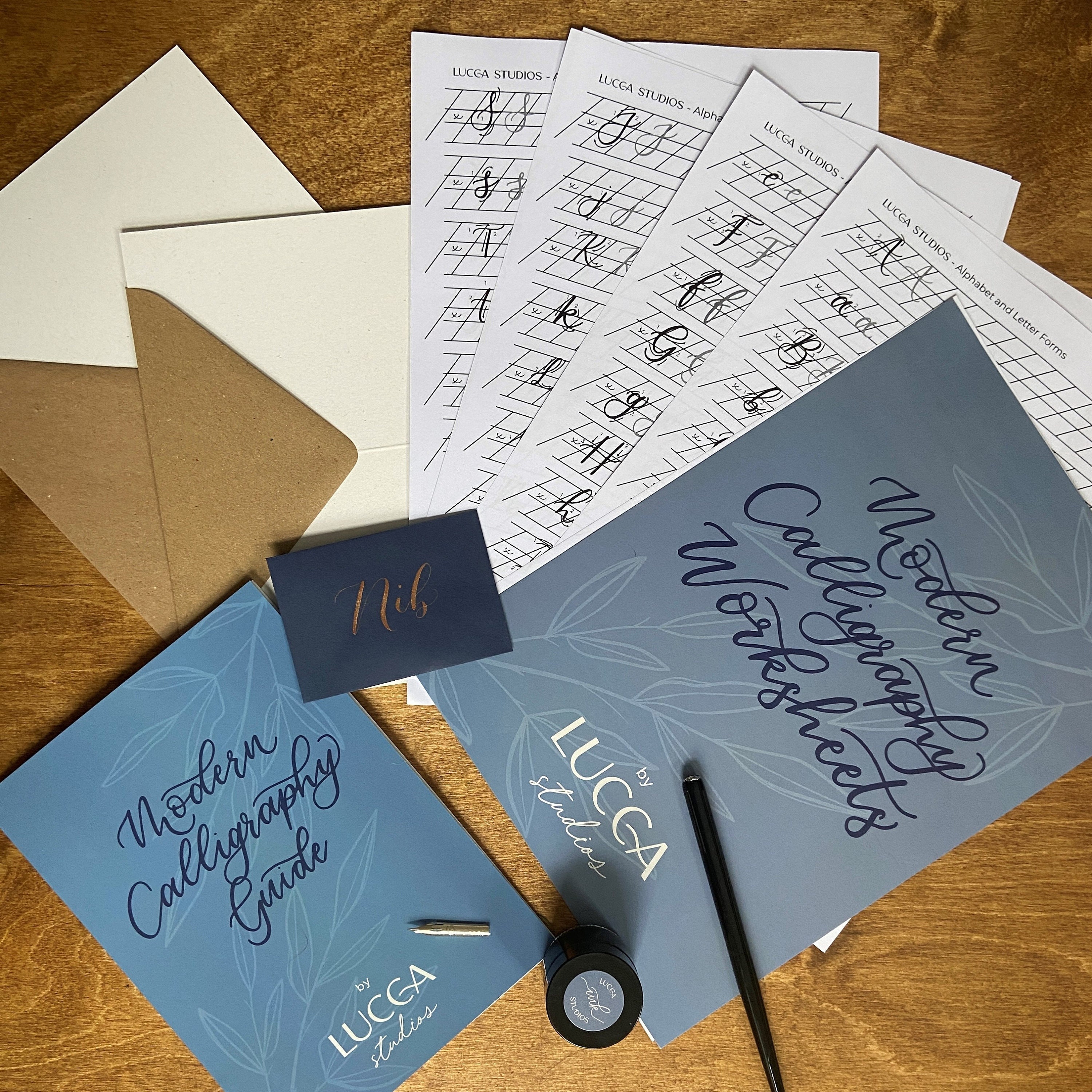 Modern Calligraphy Kit for Beginners DIY Calligraphy KIT Custom