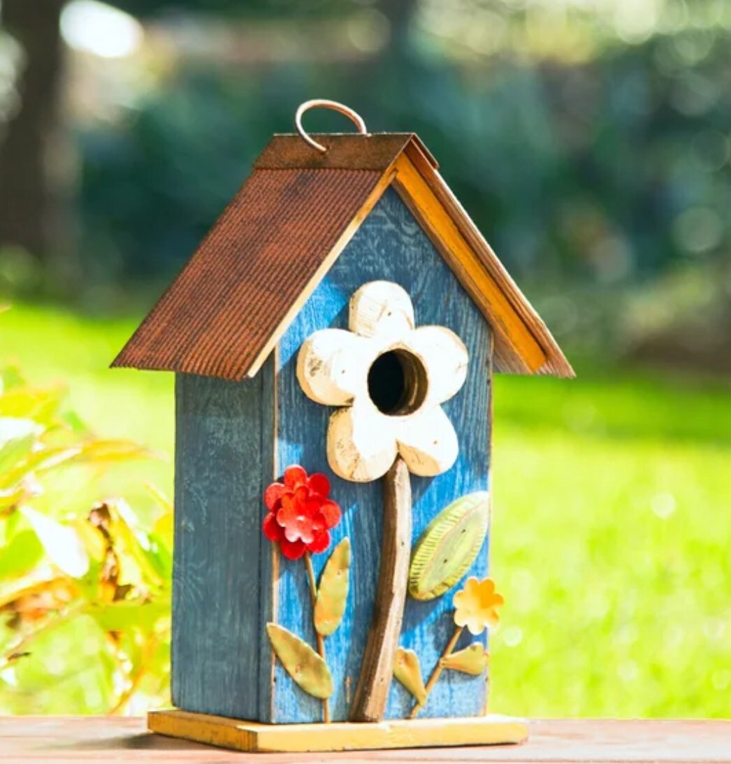 Birdhouse Bird House Large Birdhouse Rustic Birdhouse Etsy
