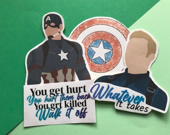 Captain America sticker pack